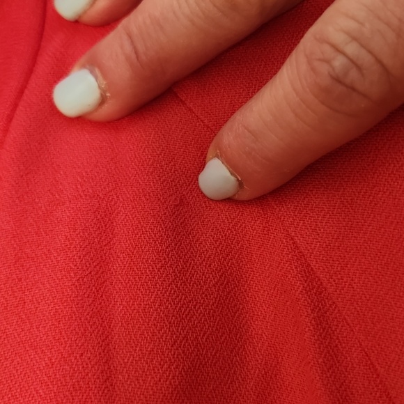 Vintage Dawn‎ Joy Fashions Coral/Red Dress, Size 6 - Picture 6 of 6